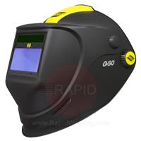 0700000441 ESAB G50 Air Flip-up Weld & Grind Helmet with Shade 9-13 Auto Darkening Filter