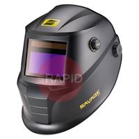 0700000490 ESAB Savage A40 Auto Darkening Welding Helmet, Shades 9-13 - Black