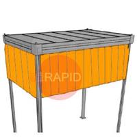 0804050080 Plymovent Welding Strip Yellow Orange; transparent (25m Roll)
