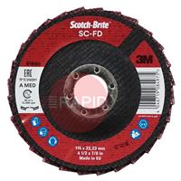 3M-61990 3M Scotch-Brite Surface Conditioning Flap Disc SC-FD, 115mm, A MED