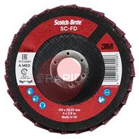 3M-61993 3M Scotch-Brite Surface Conditioning Flap Disc SC-FD, 125mm, A MED