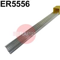 5556162 5556 (NG61) Aluminium TIG Wire, 1000mm Cut Lengths - AWS 5.10 ER5556. 2.5Kg Pack