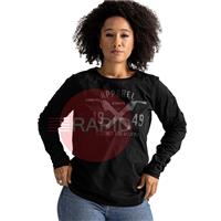681270010FC Kemppi Wear 0022 Black Women Long Sleeve T-Shirt - X Small