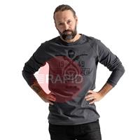 803950014FD Kemppi Wear 0003 Dark Grey Male Long Sleeve T-Shirt - Small