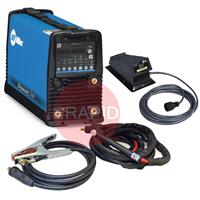 907514002APFD Miller Dynasty 280 DX AC/DC Tig Welder Package with CK TL 26 4m Torch & Foot Pedal, 208 - 480 VAC