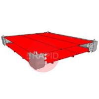 9750400010 FlexHood Roof Panel Set (Basic) 1.0m