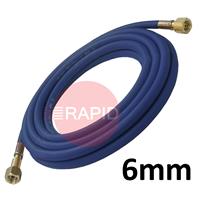 A5113 Fitted Oxygen Hose. 6mm Bore. G3/8