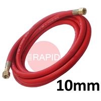 A5129 Fitted Acetylene Hose. 10mm Bore. G3/8
