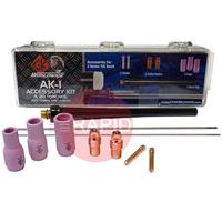 CK-AK1 CK TIG Torch Accessory Kit  For CK9, CK130 & Kemppi 130. (See Chart For Contents)