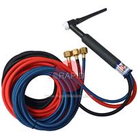 CK-CK1812SF CK18 3 Series Water Cooled 350 Amps TIG Torch with 4m Superflex Cables & 3/8