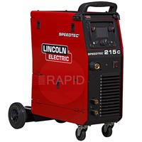 K14146-1MP Lincoln Speedtec 215C Multi Process Ready to Weld Package with MIG Torch, TIG Torch & Arc Cable Set, 110/230v