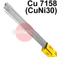 RT73325 SIFAlloy No 73 Special Alloy Tig Wire, 1000mm Cut Lengths - ISO 24373: Cu7158 (CuNi30). 5.0kg Pack
