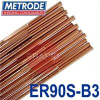 TER90SB3-32 Metrode ER90S-B3 3.2mm Diameter Low Alloy Tig Wire, 5kg Pack