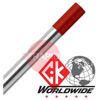 ThoriatedTungsten CK 2% Thoriated (Red) Tungsten Electrode, 175mm (7