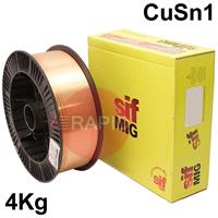 WO98084 SifMig 985, 98.5% Copper MIG Wire, 4Kg Reel, Cu 1898 (CuSn1)