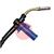 H2023  Binzel PP36 8m Push Pull Torch. Gas Cooled. 45 Degree Bent Neck
