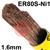 GFBVCUT  ESAB OK Tigrod 13.23 1.6mm TIG Wire, 5Kg Pack. ER80S-Ni1