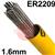 108090-0290  Esab OK Tigrod 2209 Duplex Tig Wire, 1.6mm Diameter x 1000mm Cut Lengths - AWS A5.9: ER2209. 5.0kg Pack