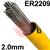 P2257GC  Esab OK Tigrod 2209 Duplex Tig Wire, 2.0mm Diameter x 1000mm Cut Lengths - AWS A5.9: ER2209. 5.0kg Pack