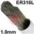 X5701030000  316L Stainless Steel Tig Wire, 1.0mm Diameter x 1000mm Cut Lengths - AWS A5.9 ER316L. 5.0kg Pack