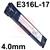 6106010  Bohler FOX EAS 4 M-A Stainless Steel Electrodes 4.0mm Diameter x 350mm Long. 2.0kg Vacpac (39 Rods). E316L-17