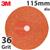 NM54  3M 787C Slotted Fibre Disc, 115mm (4.5