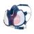 BRAND-3M  3M Maintenance Free Half Respirator Mask FFABE1P3 R D Filters