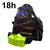 PUKSHC1330_BBLKR132  Optrel Panoramaxx Auto Darkening Welding Helmet and E3000X 18 Hours PAPR System, Ready to Weld Package