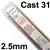 LPTEC425SOPT  Lincoln RepTec Cast 31 Repair Electrodes 2.5mm Diameter x 300mm Long. 1.0kg Linc-Pack. ENiFe-CI