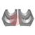 014.H393.1  Aluminium Clamping Shell for GF 4 and RA 41 Plus, Pipe-OD 76.1mm