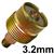 BRAND-LINCOLN  Gas Lens Large Diameter 3.2mm 995795S