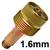 2448  1.6mm CK Large Diameter 3 Series Gas Lens Body 45V116