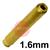 BRAND-LINCOLN  CK 8 Series 1.6mm Gas Lens Collet - Wedge