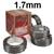 KP1697-116C  Lincoln Electric Innershield NR-211-MP Self-shielded Flux Cored Wire 1.7mm Diameter 6.35 Kg Reel (Pack of 4)