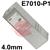 BOHLER-MIGFCWST  Lincoln Shield Arc HYP+ Cellulosic Electrodes 4.0mm Diameter x 350mm Long. 22.7kg Easy Open Can. E7010-P1