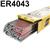 FSSA1101  ESAB OK Tigrod 4043 Aluminium TIG Wire, AWS A5.10 R4043. 2.5Kg Pack