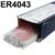 F000301  Bohler Union ALSi 5 4043 Aluminium TIG Wire, AWS A5.10 ER4043, 2.5Kg Pack
