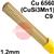 99904219  SIFSILCOPPER No 968 Copper Tig Wire, 1.2mm Diameter x 1000mm Cut Lengths - EN 14640: Cu 6560 (CuSi3Mn1), BS: 2901: C9. 1.0kg Pack