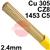 MTC1KWM  SIF SIFREDICOTE No 2 2.4mm Tig Wire, 2.5kg Pack - EN 1044: CU 305, BS: 1845: CZ8 1453 C5
