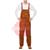 111045-03  Weldas Lava Brown Weld Trousers Bib/Brace Style - Medium