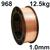 LNS316L  Sifmig 968 copper wire containing 3% silicon and 1% manganese 1.0 mm Dia 12.5 kg Spl, ISO 2473 Cu 6560 (CuSi3Mn1), BS: 2901 C9