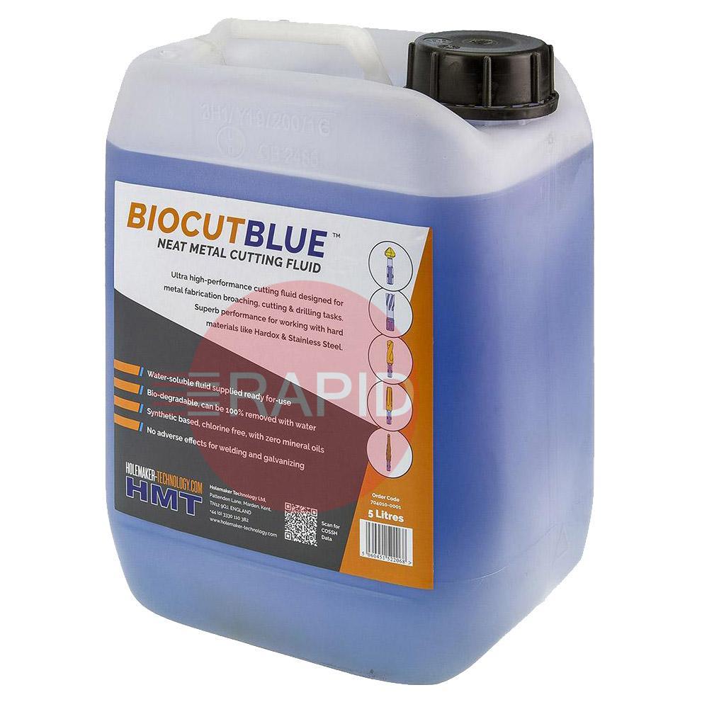 704010-0001  HMT Biocut Blue Neat Broaching Oil - 5 Litre