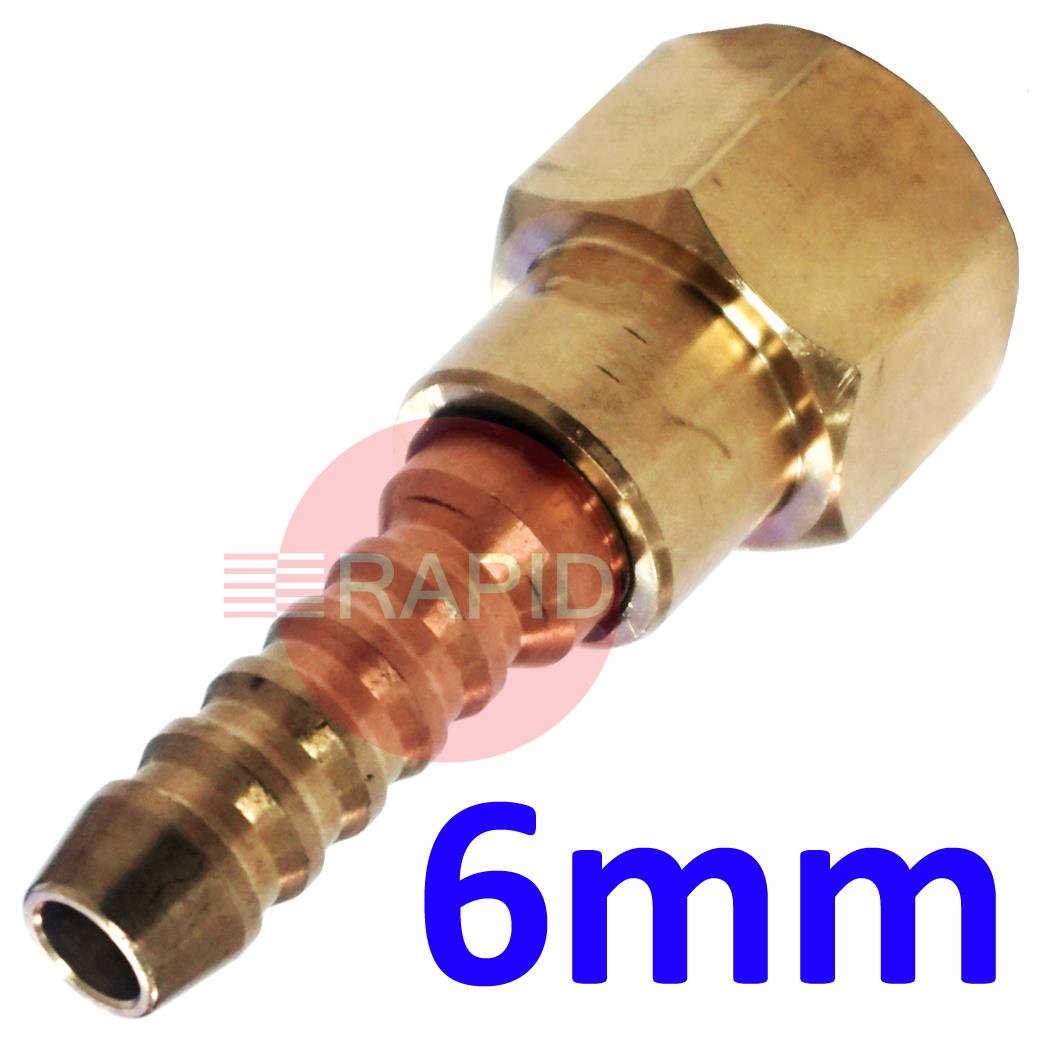 871121  Hose Check Valve Right Hand 3/8 BSP 6mm Tail
