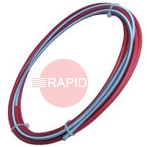 BL-ABIMIG-1.0-1.2  Binzel Red PVC Coated Liner for Hard Wire, 1mm - 1.2mm (3m - 5m)