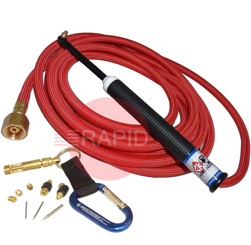 CK-MR712SF  CK MR70 Air-Cooled Micro Torch Package, 70Amp, with 3.8m Superflex Cable, 3/8 BSP