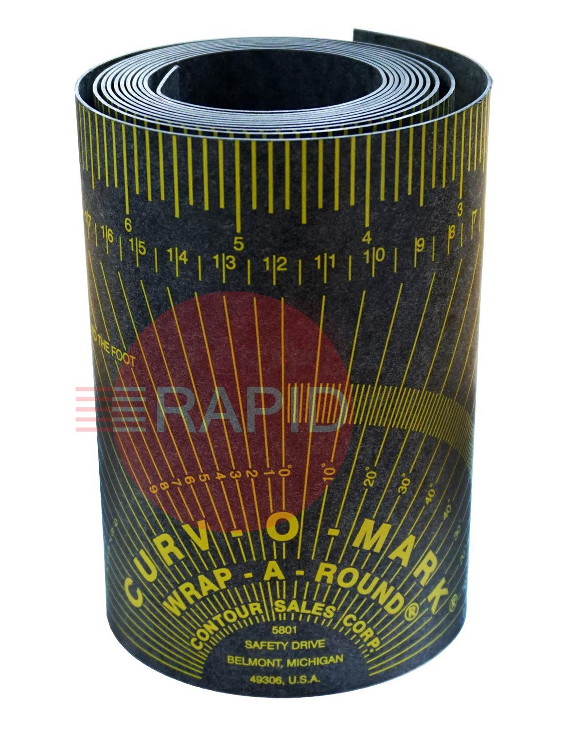 J1867  Curv-O-Mark 164GG Pipe Wrap-A-Round - 550°F, Medium, 3 to 6 Diameter