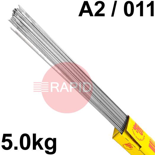 RO22165  SIF SIFSTEEL No 22 TIG Wire, 5Kg Pack - BS: 1453: A2, EN 12536: 011