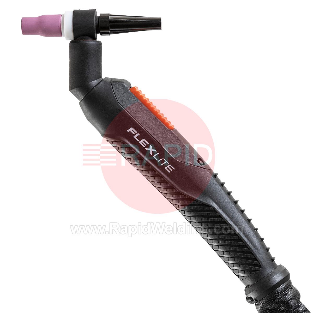 TX253WS4  Kemppi Flexlite TX K3 253WS Water Cooled 250 Amp Tig Torch, with Swivel Neck - 4m, 4 Pin