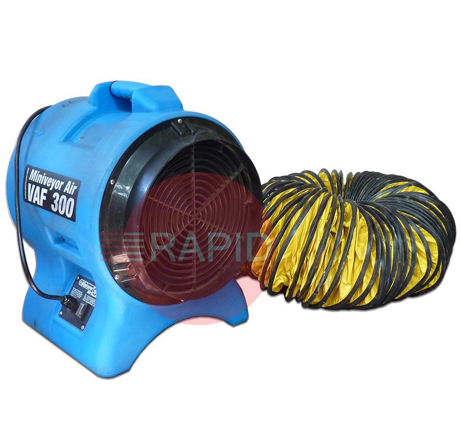 USD-VF30K  Used 12 (300mm) Twister Extraction Fan with 7.5m Flexible Ducting - 110v