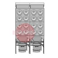 0000100852 Plymovent MDB-16 MultiDust Bank  Cerntral Filter System Package